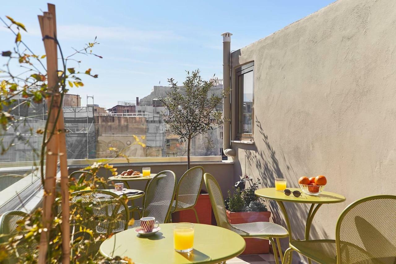 Old Athens Style 1Bdr With Acropolis View Rooftop! Exteriör bild
